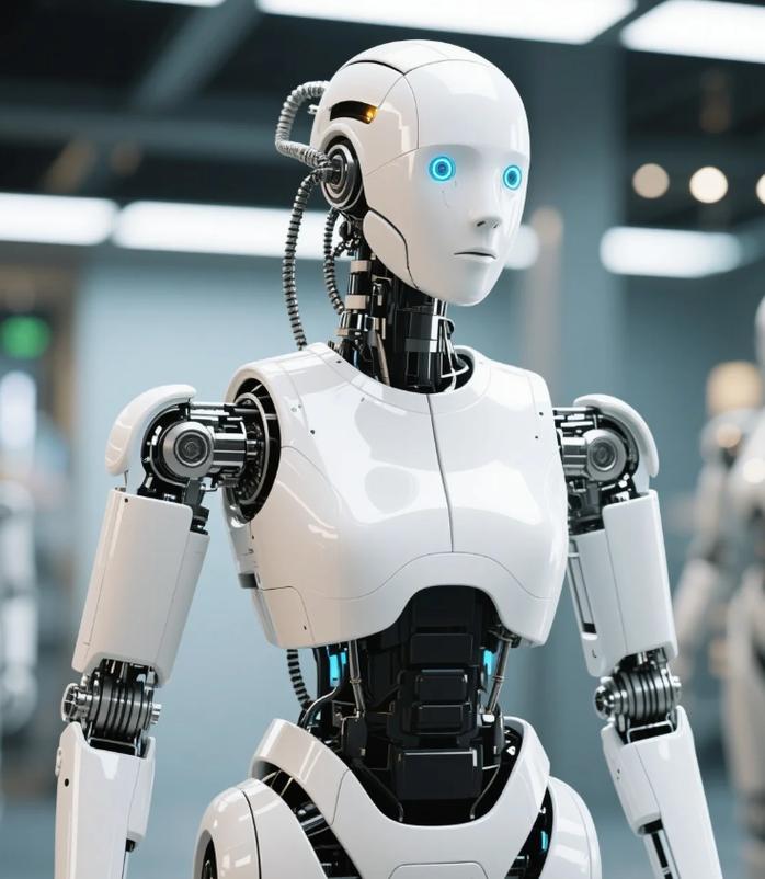 智能设备产品展示,白色塑料外壳,LED指示灯,现代简约设计,明亮自然光